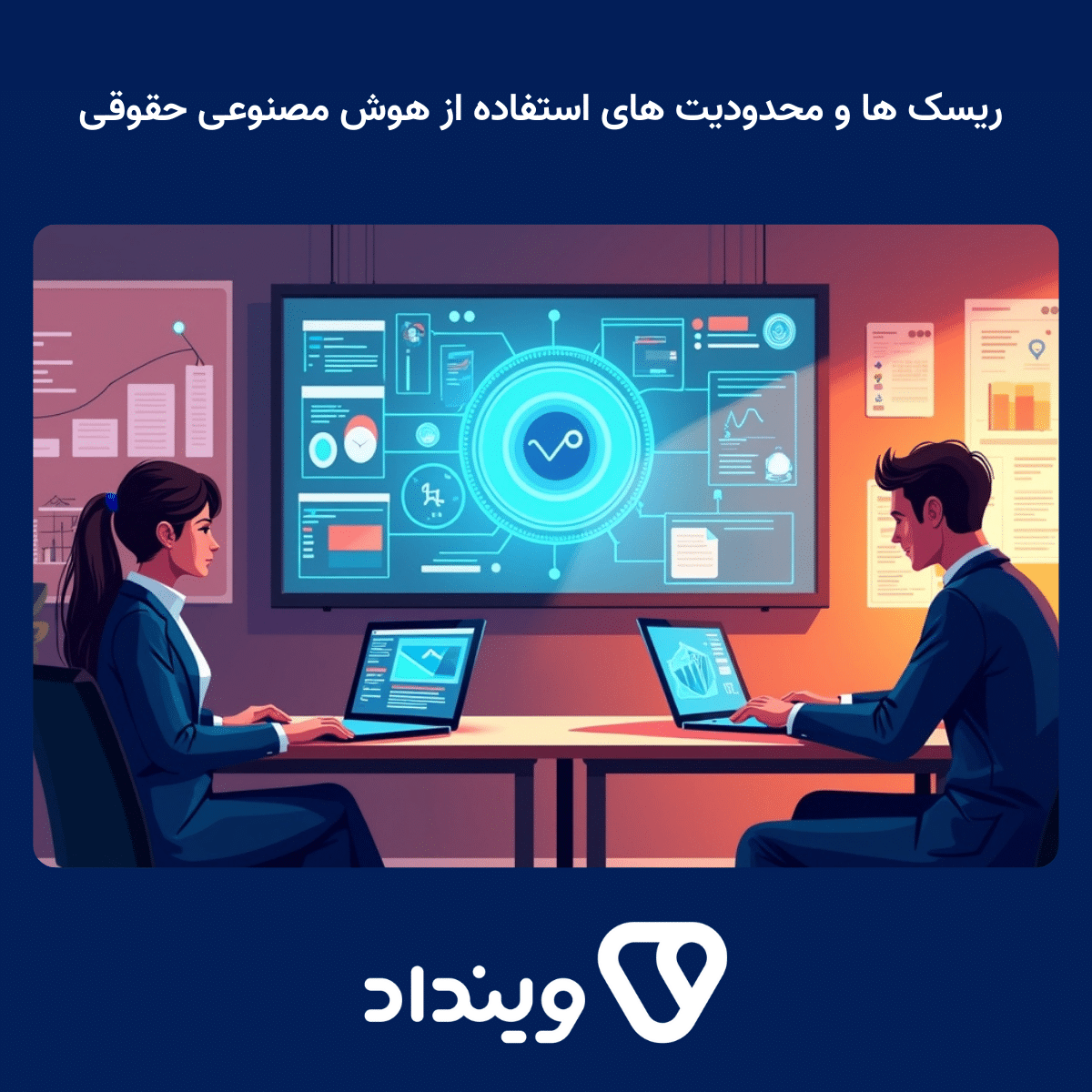 ریسک ها و محدودیت های استفاده از هوش مصنوعی حقوقی